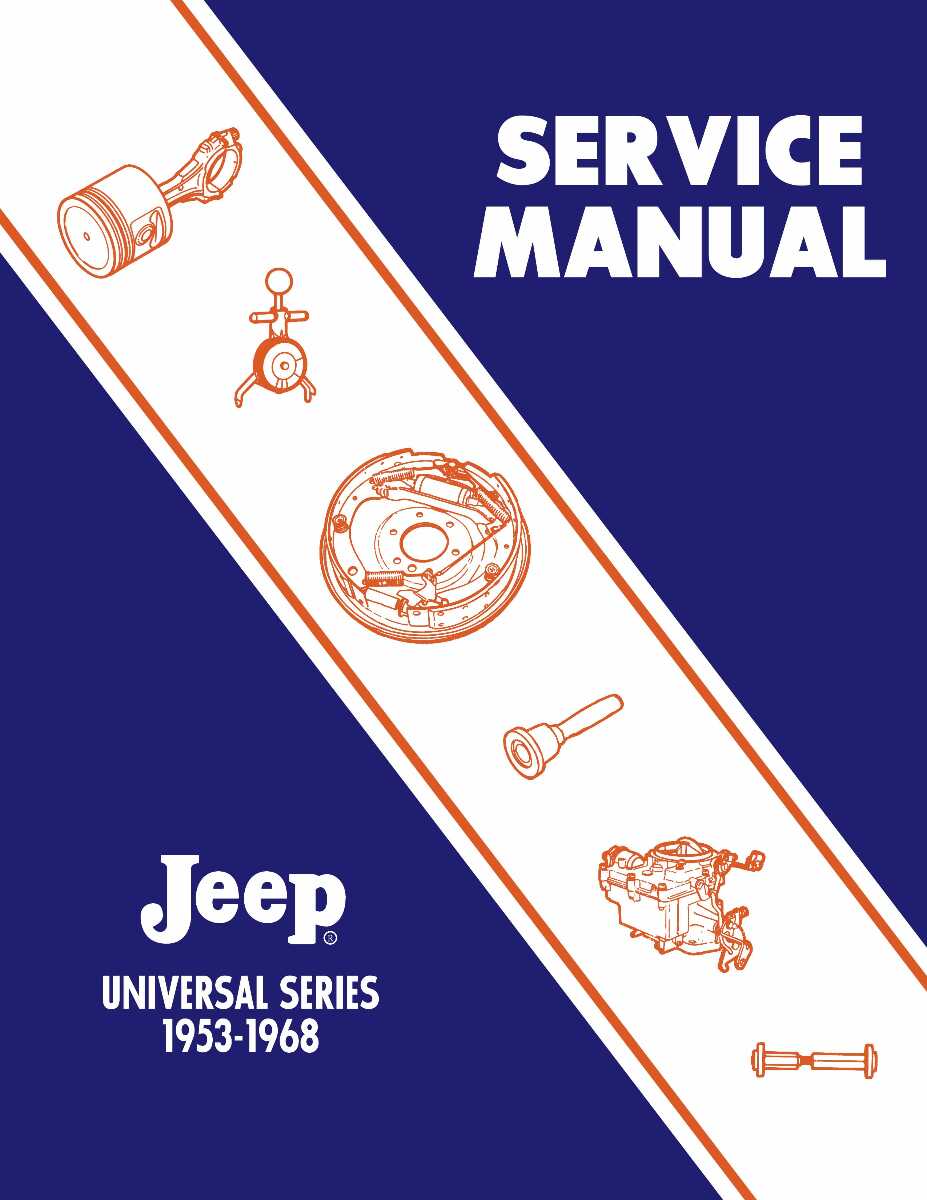 Service Manual for 1953-1968 Jeep Universal