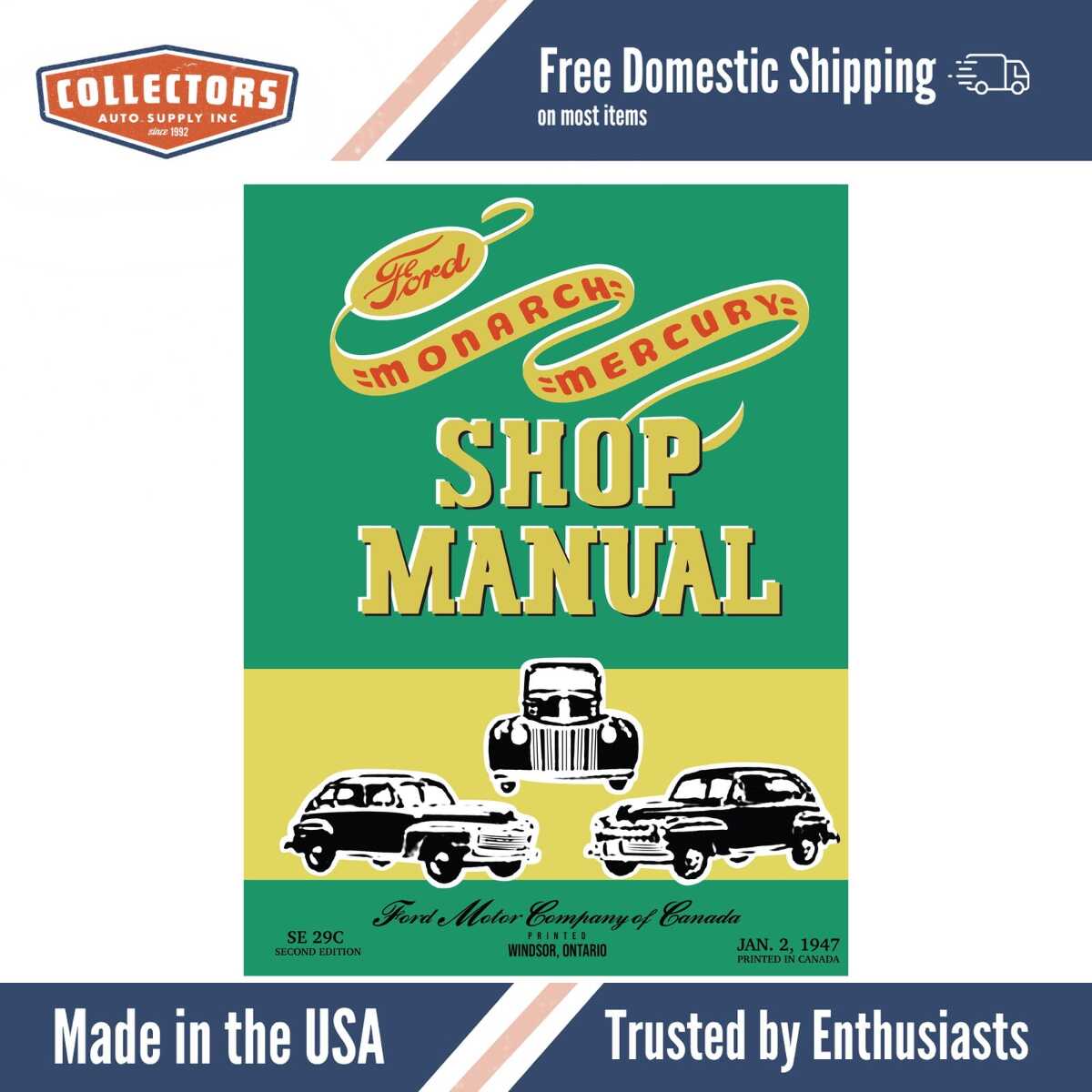 Service Manual for 1939-1948 Ford, Mercury