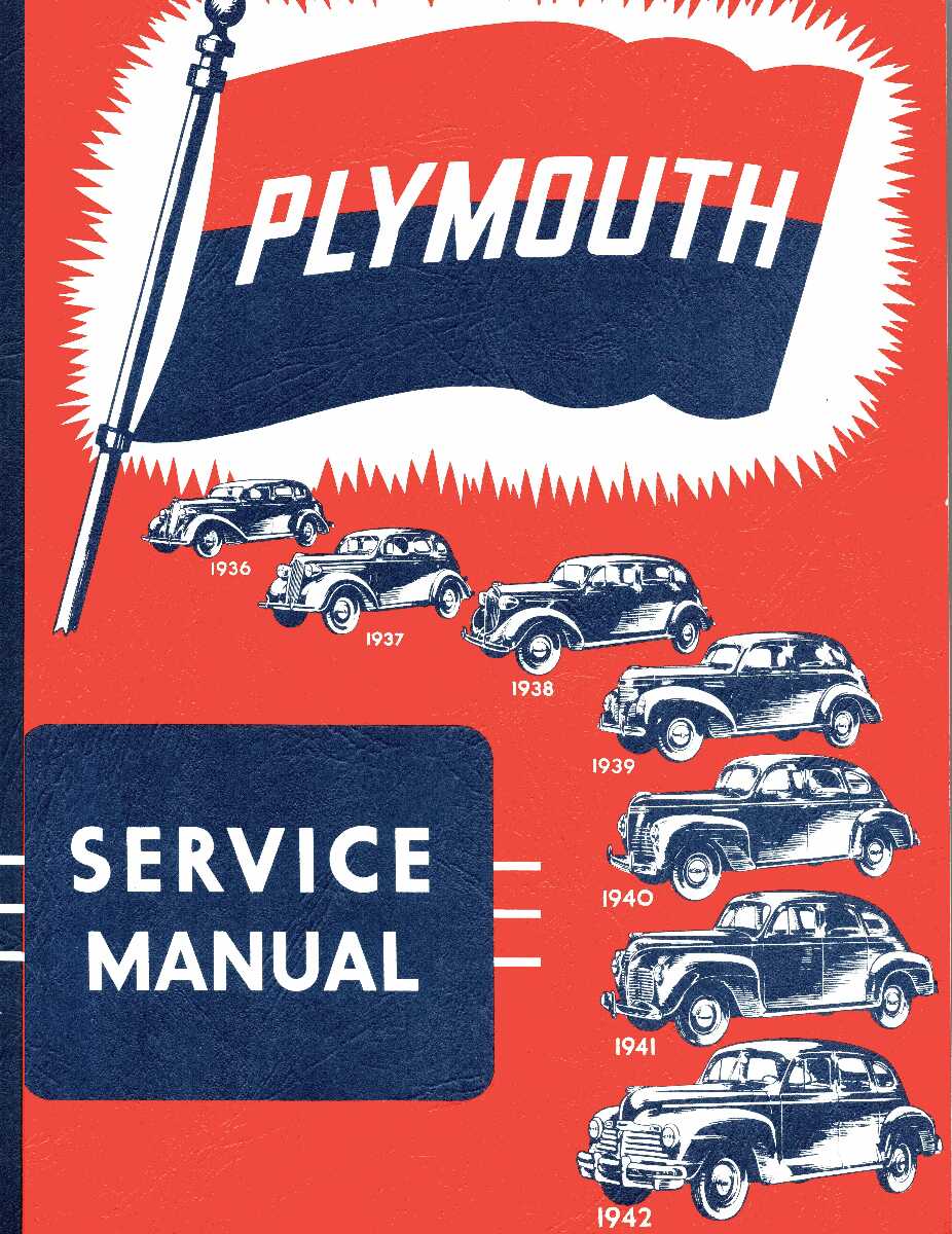 Service Manual for 1936-1942 Plymouth