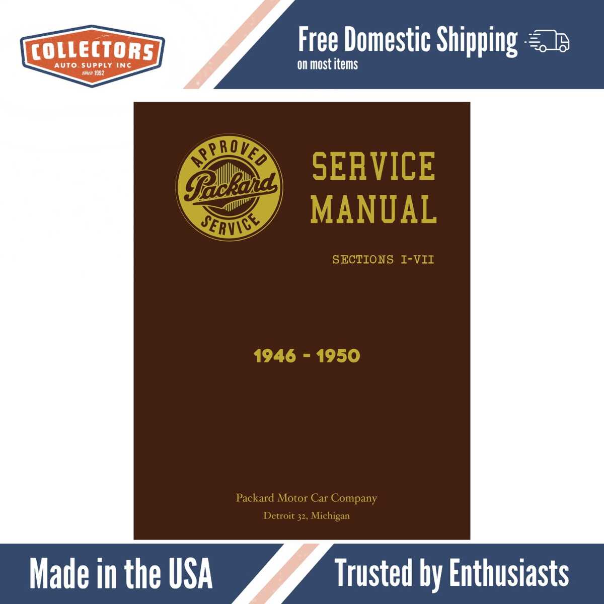 Service Manual for 1946-1950 Packard