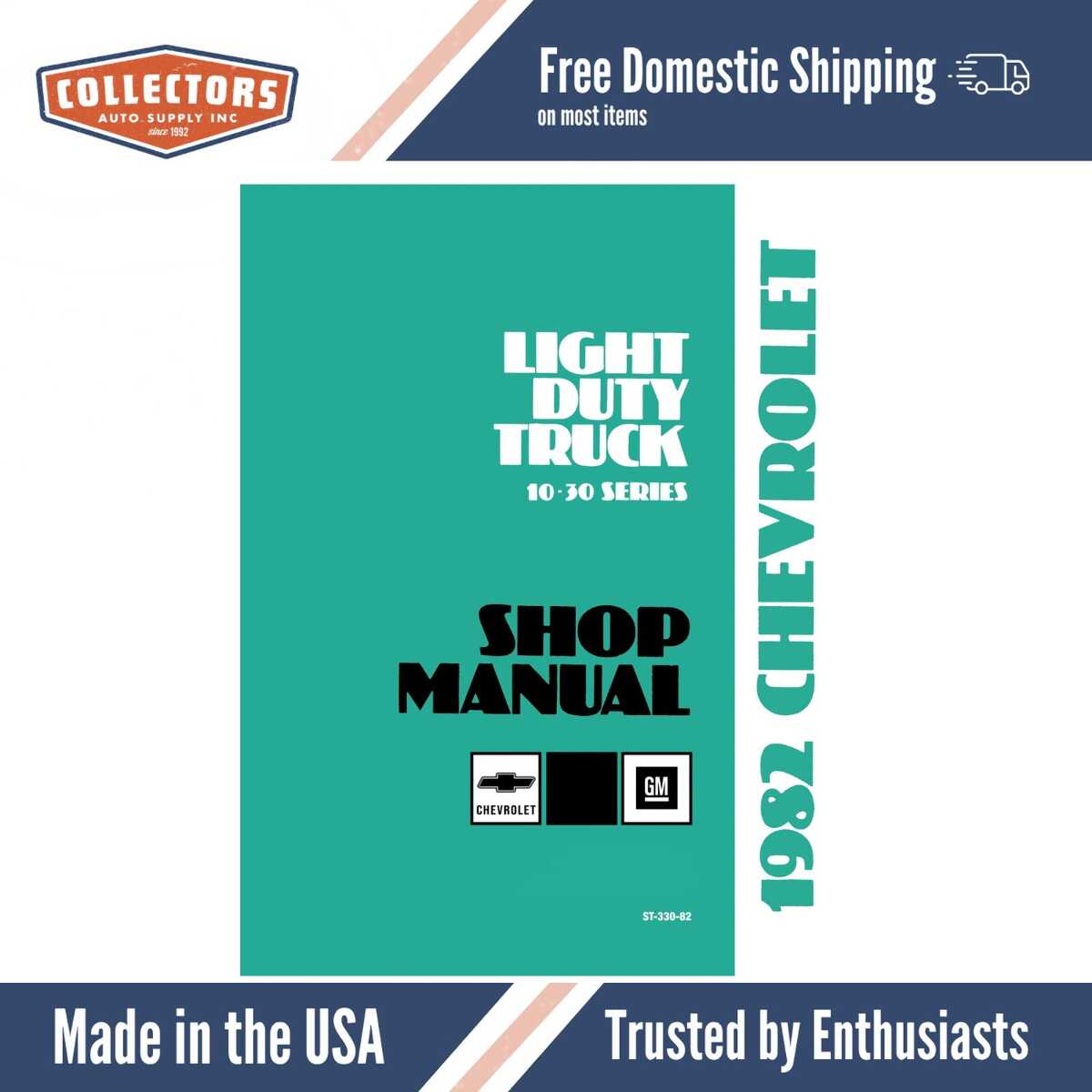 Service Manual for 1982 Chevy LD Truck 10-30 Series