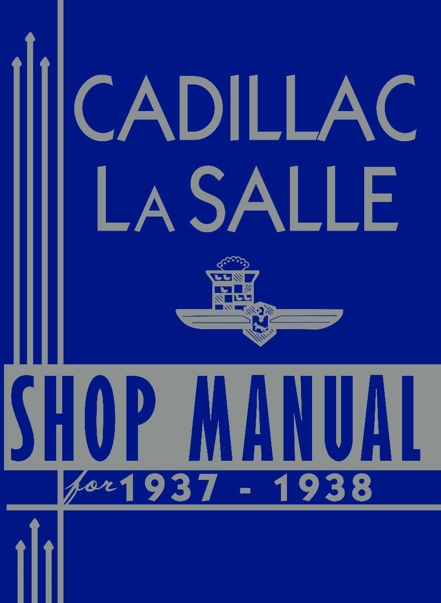 Service Manual for 1937-1938 Cadillac LaSalle
