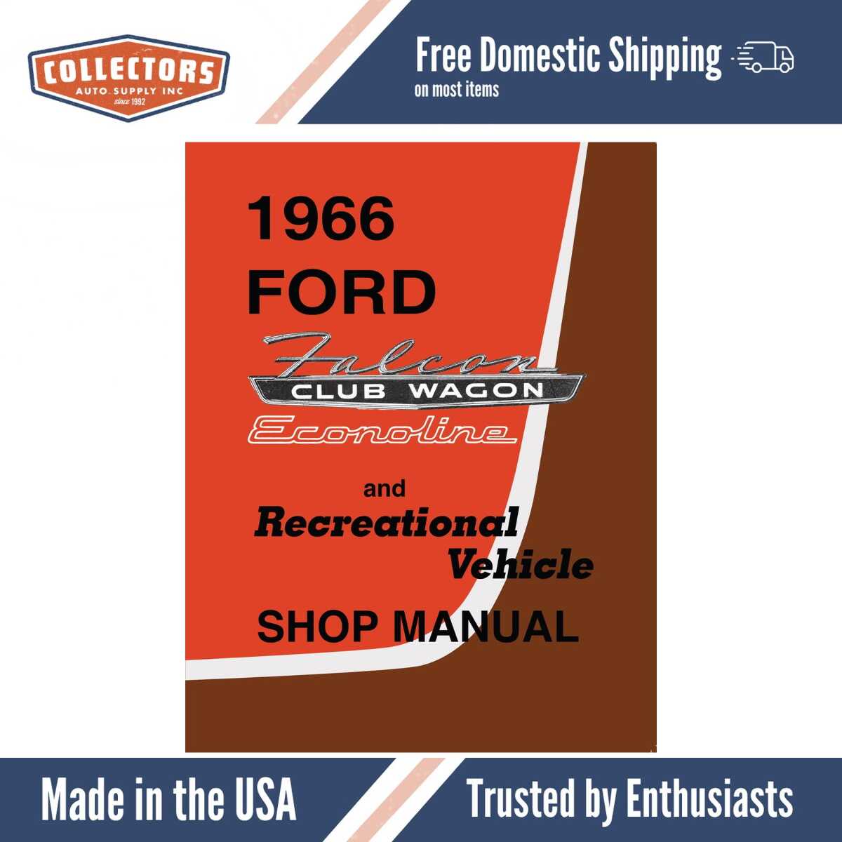 Service Manual for 1966 Ford Econoline