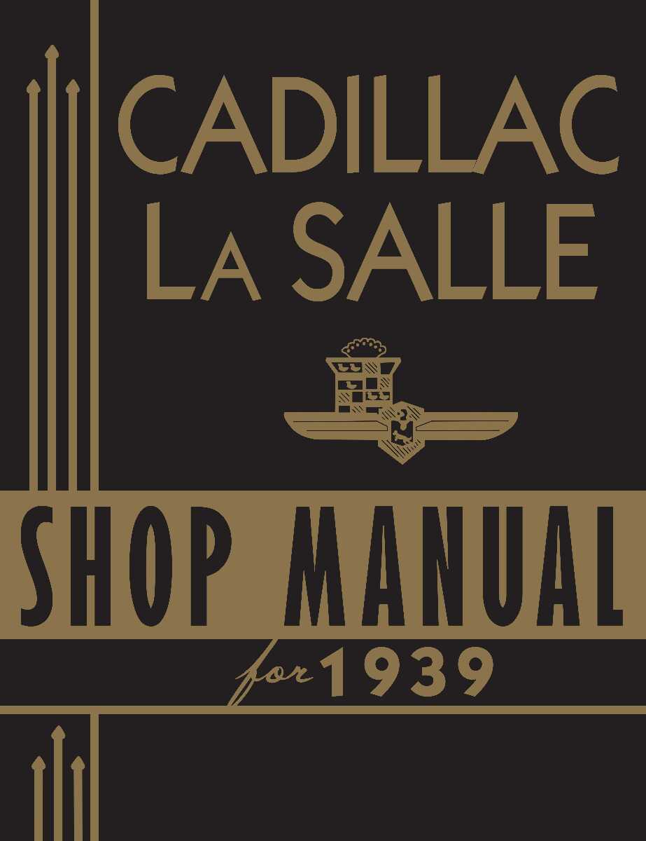 Service Manual for 1939 Cadillac LaSalle