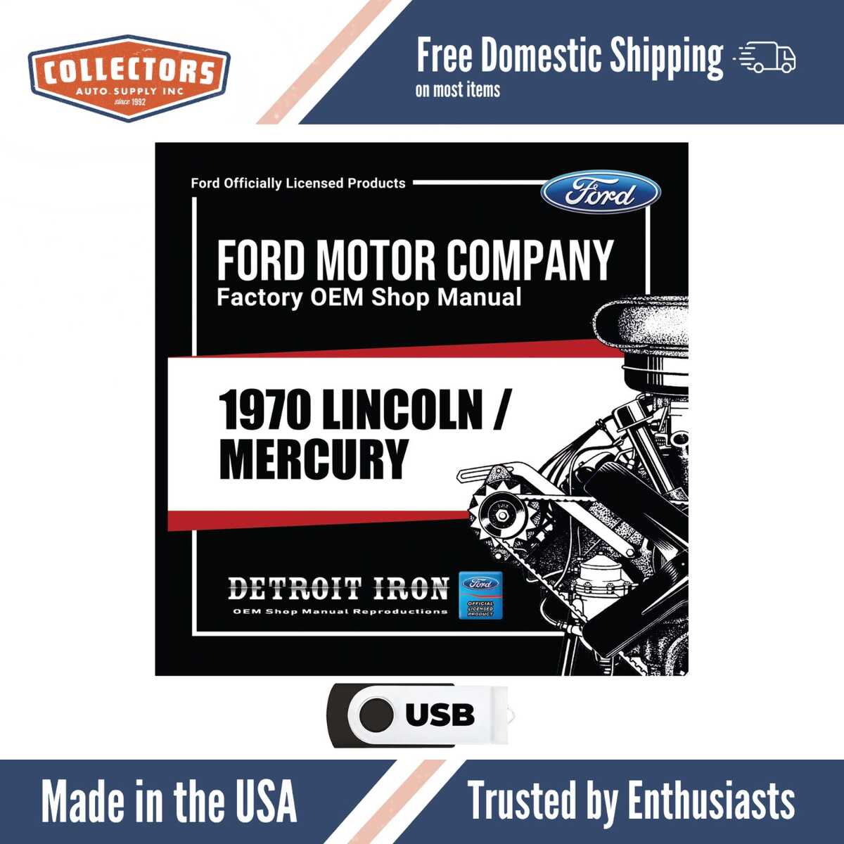 Digital Shop Manual and Resources for 1970 Lincoln Mercury