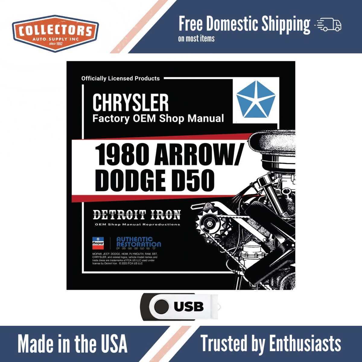 Digital Shop Manual and Resources for 1980 Plymouth Arrow, Dodge D50 Pickup