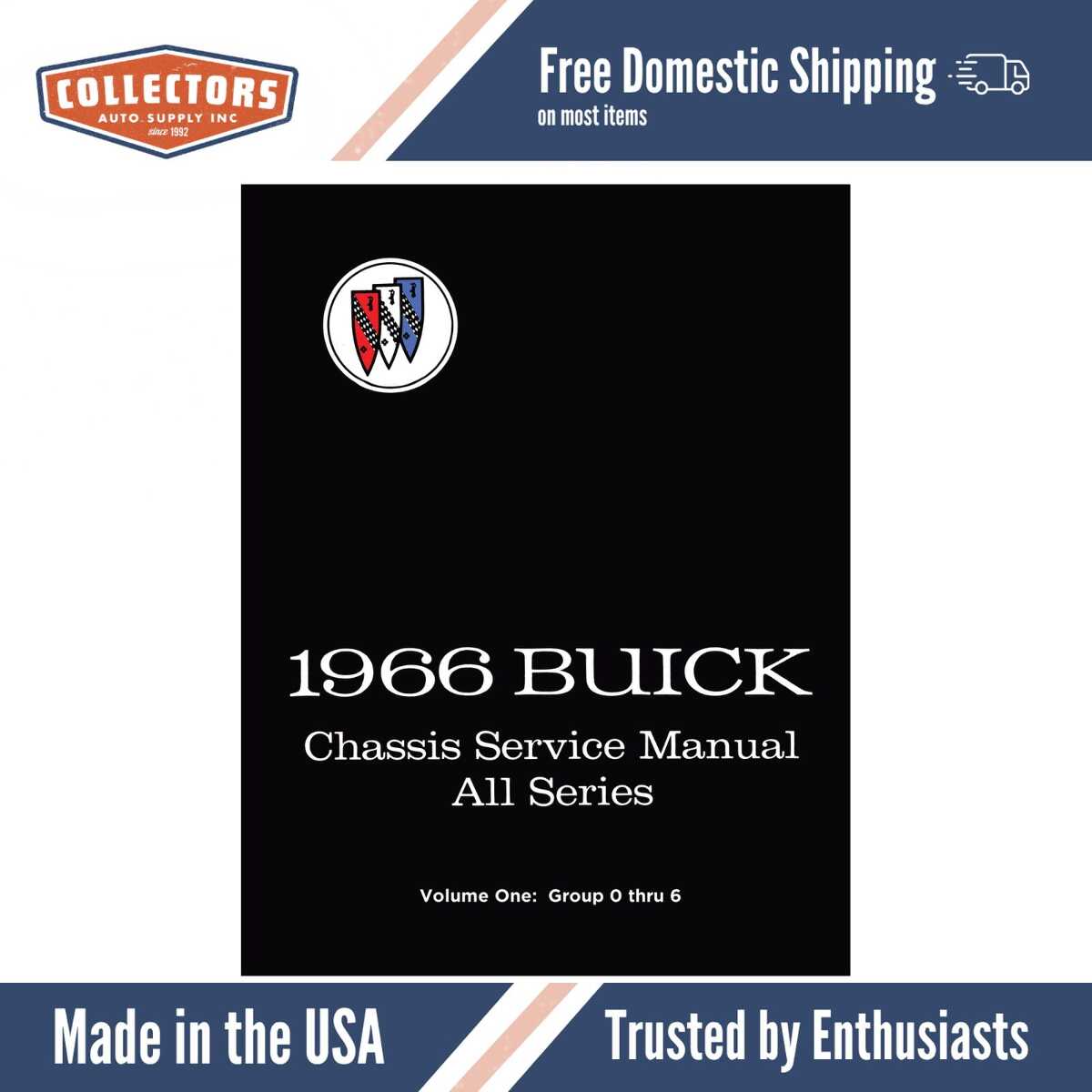 Service Manual for 1966 Buick Chassis All Models