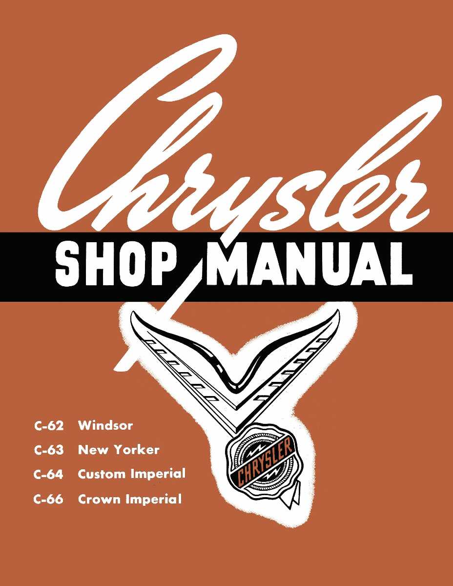 Service Manual for 1954 Chrysler