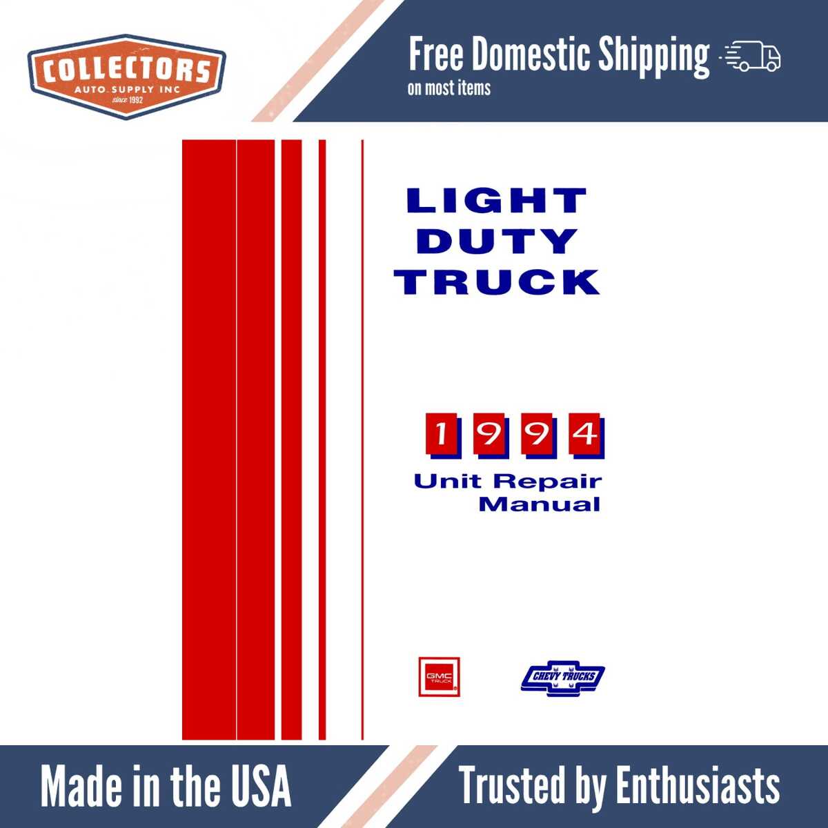 Service Manual for 1994 Chevrolet, GMC Light Duty Truck