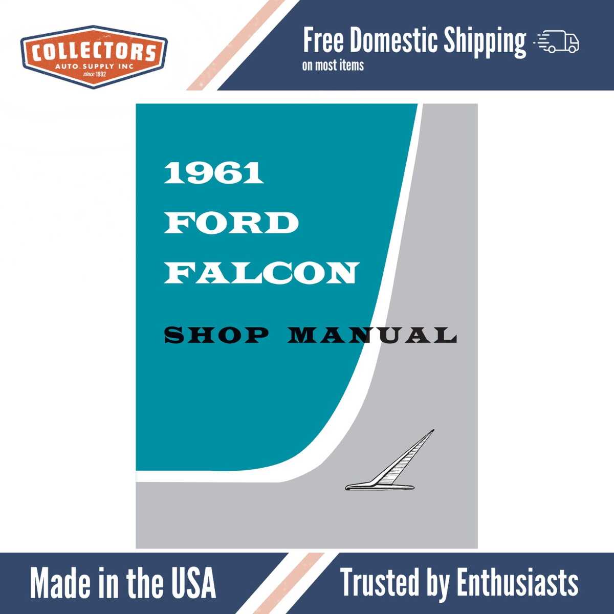 Service Manual for 1961 Ford Falcon