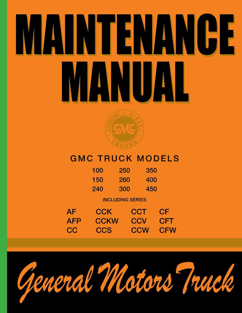 Service Manual for 1941-1942 GMC Truck Service Manual for 1941-1942 GMC Truck