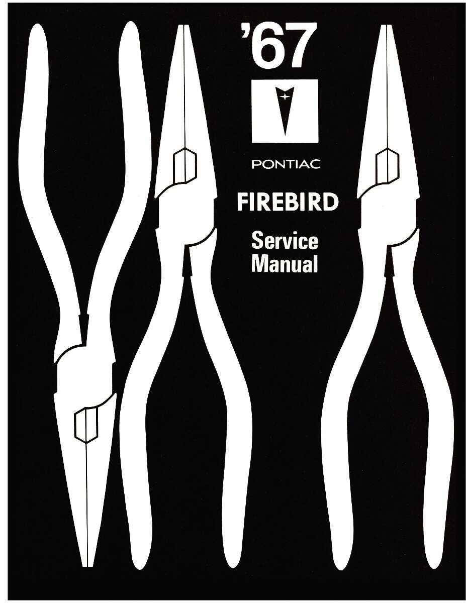 Service Manual for 1967 Pontiac Firebird