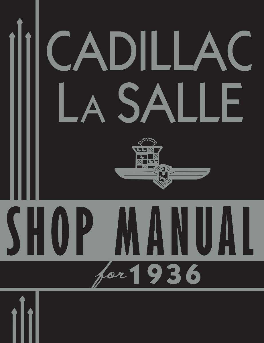 Service Manual for 1936 Cadillac LaSalle