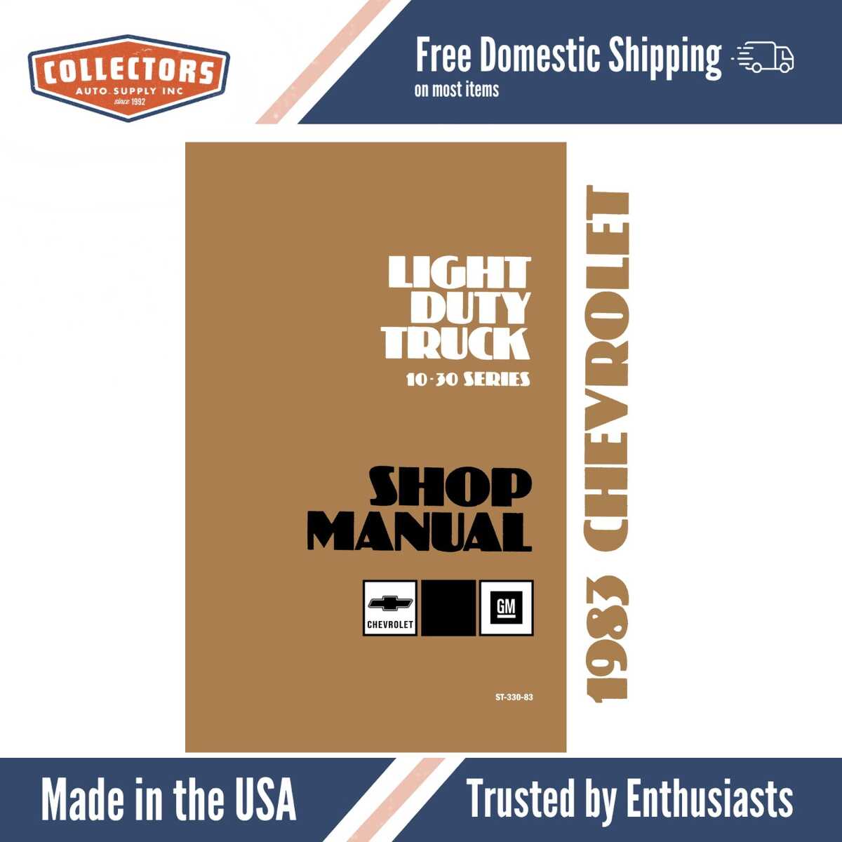 Service Manual for 1983 Chevy LD Truck 10-30 Series