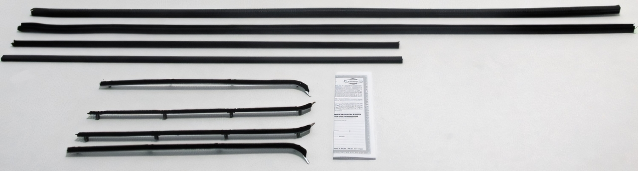 Replacement Window Sweeps Felt Kit for 1954-57 International Truck R & S Series - Front, Rear, Left, Right Coverage