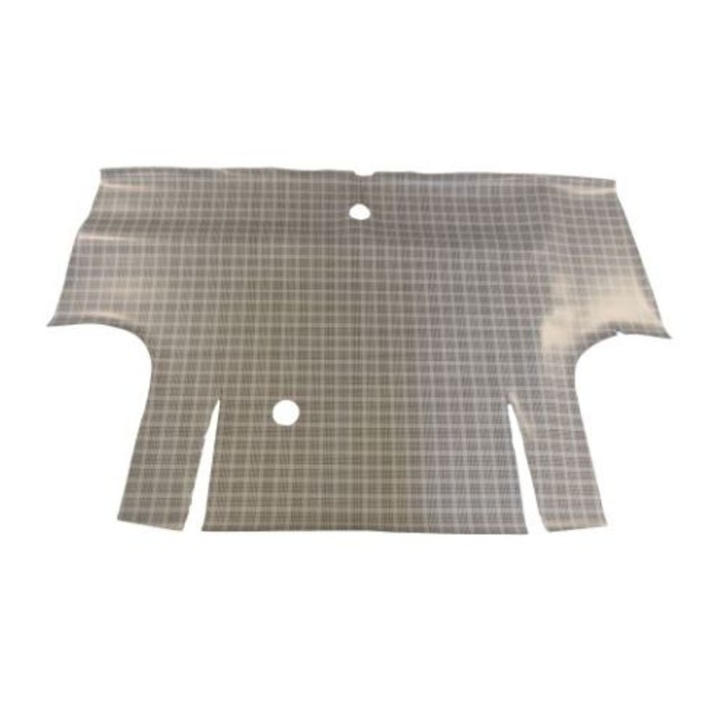 Trunk Floor Mat Cover for 1969-1970 Mercury Cougar 2DR, Small Ford Plaid Rubber Material, Front Area Cover, US Manufactured.