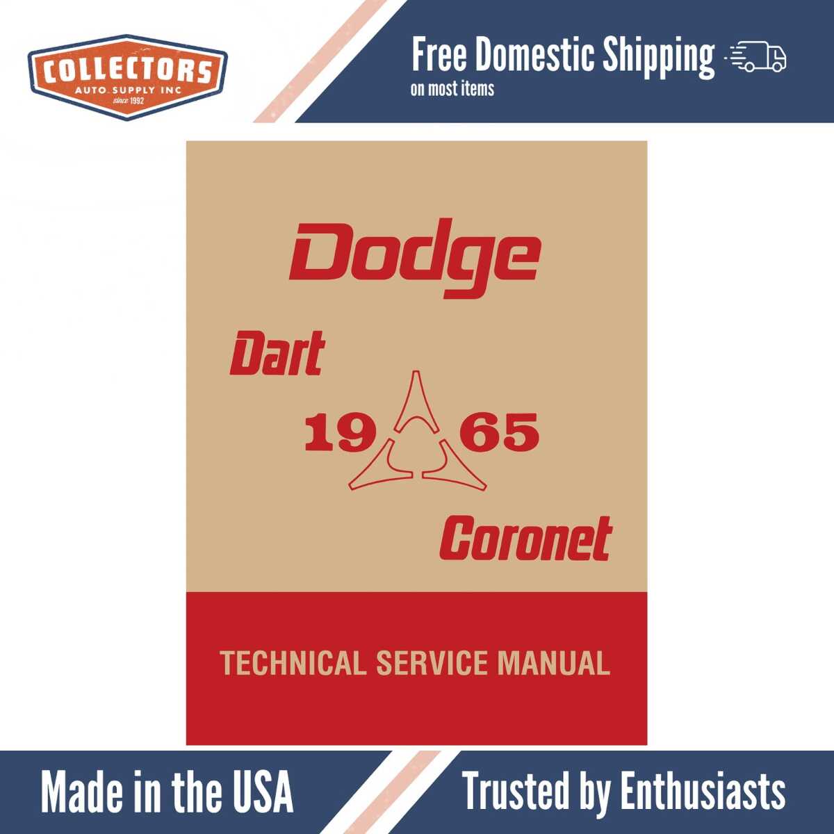 Service Manual for 1965 Dodge Dart, Coronet