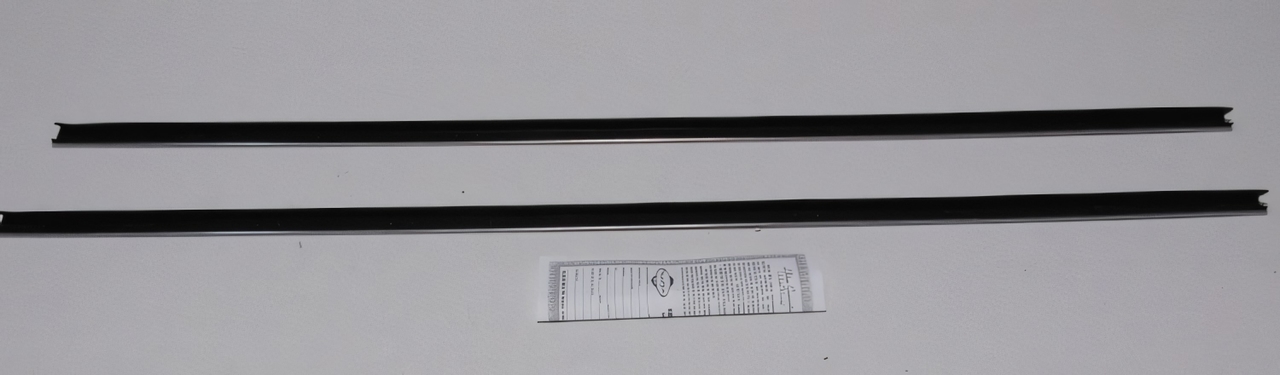 1970-1972 Plymouth Duster Window Sweeps Felt Kit for 2 Door Coupe - Front, Rear, Left & Right Outer Area Coverage