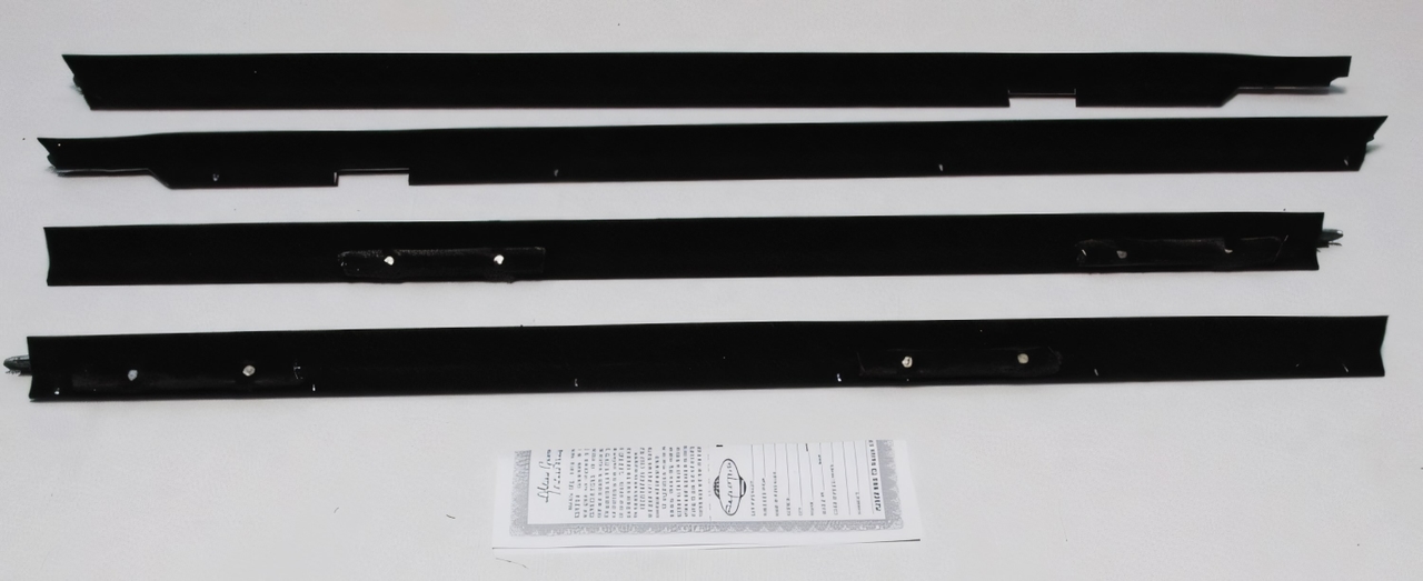 Window Sweeps Felt Kit for Chevy Impala 4 Door Sedan - Outer Side Weatherstrip Replacement Parts