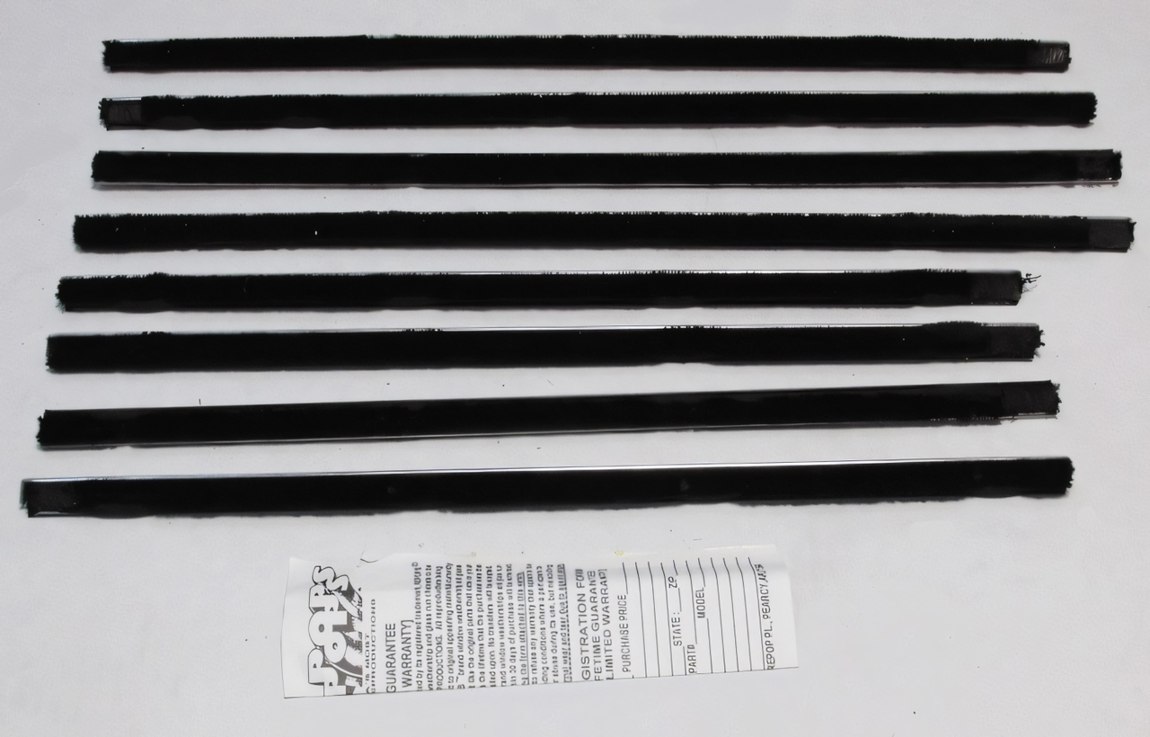 Window Sweeps Felt Kit Belt Line Weatherstrip for 1965 Mercury Comet Sedan - OEM Quality, US Made by Collectors Auto Supply