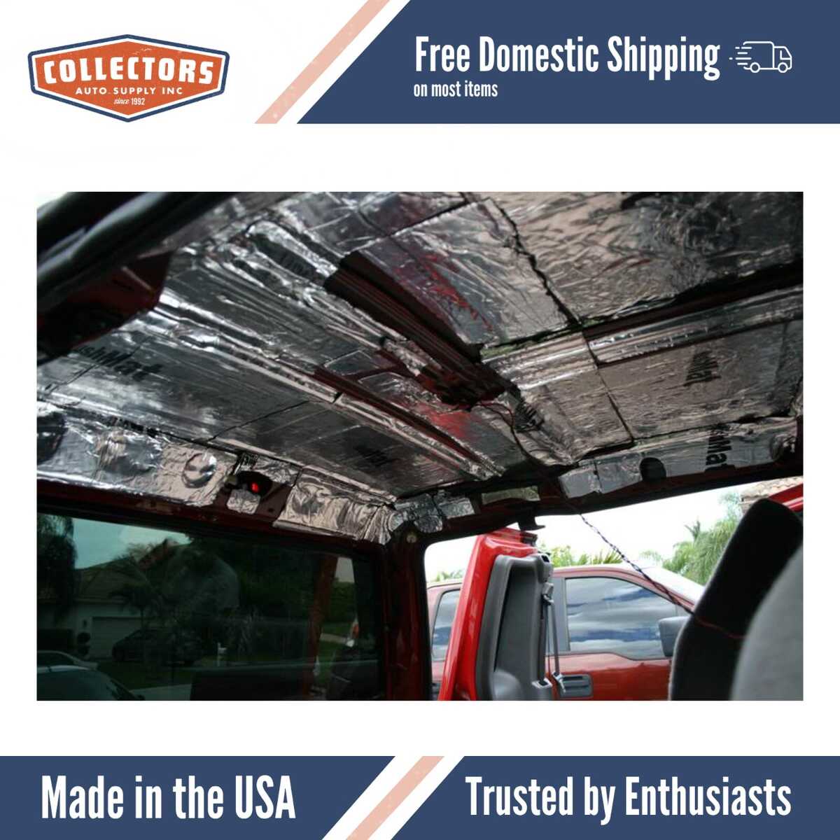 Sound Deadener Roof Insulation Kit for 1983-1994 Chevrolet S10 Blazer