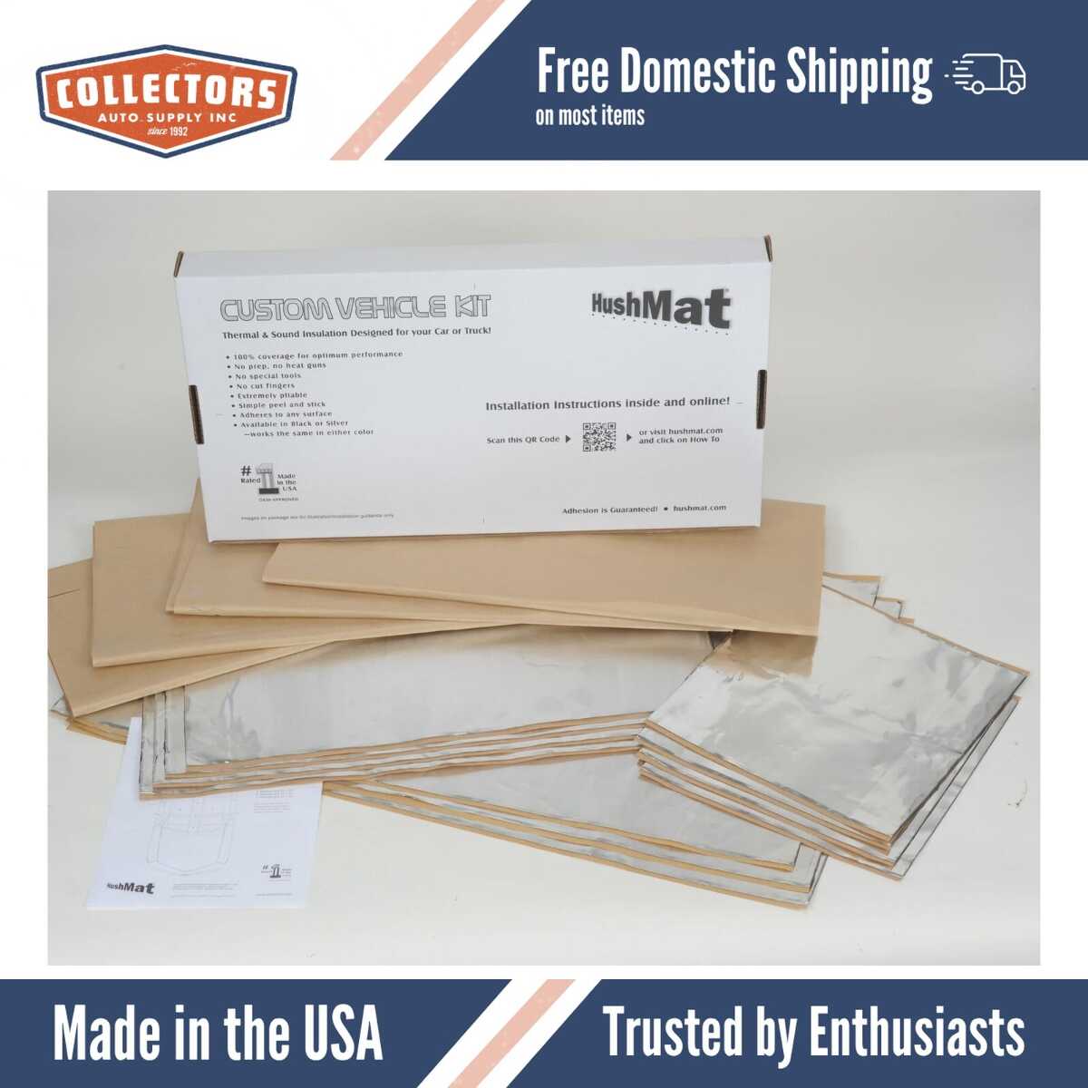 Sound Deadener Complete Vehicle Insulation Kit for 1993-2002 Chevrolet