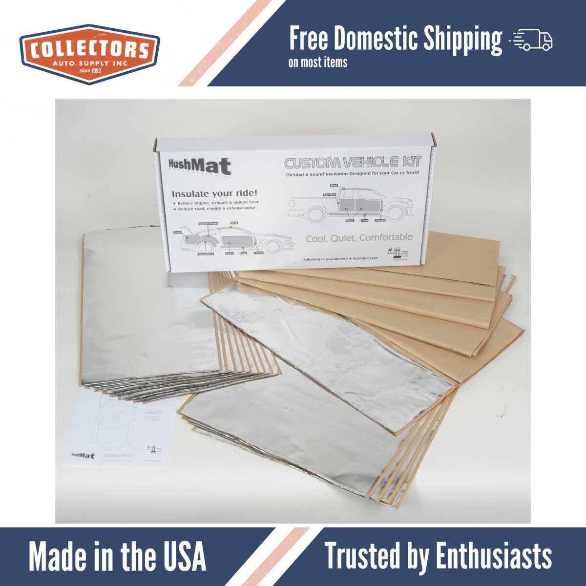 Sound Deadener Complete Vehicle Insulation Kit for 2015-2023 Ford 61312