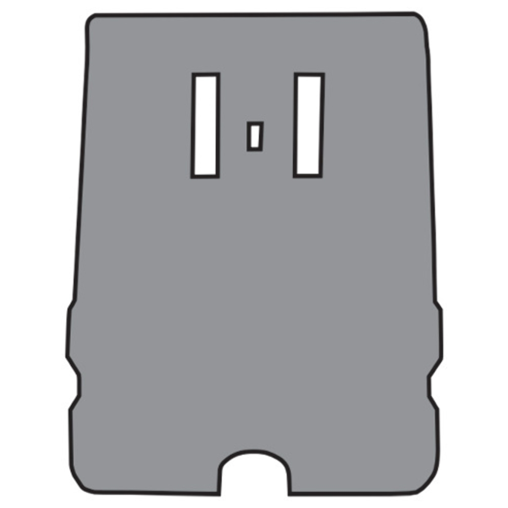 Trunk Mat for 1968 Chevrolet Corvette, Molded Style, Front Area Coverage, US-Made, OEM Quality Replication