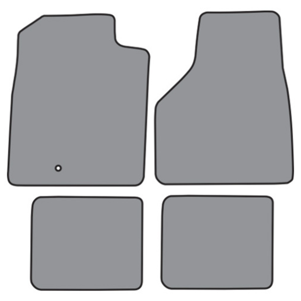 Floor Mats for 2006-2009 Dodge Ram 2500 Mega Cab Crew Cab Style 4pc (FM297F FM18R)