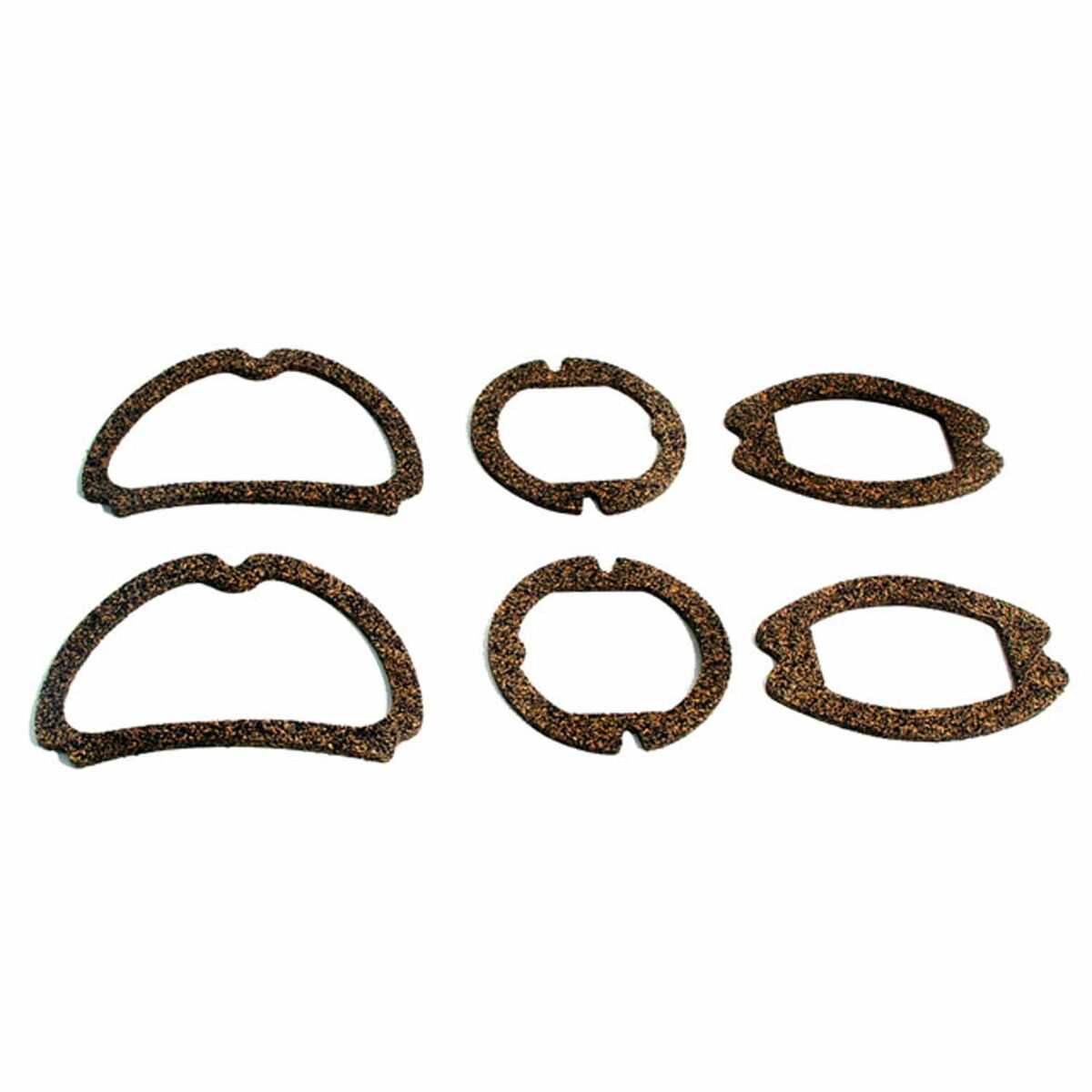 Back Up Light Lens Gasket for 1957-1957 Chevrolet Bel Air 6 Piece EPDM Rubber