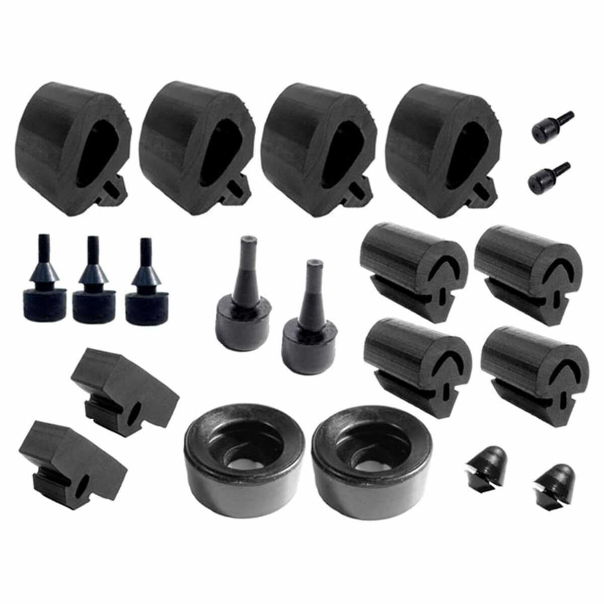 Door Bumper Kit for 1966-1967 Dodge Charger 21 Piece EPDM Rubber SBK 2320