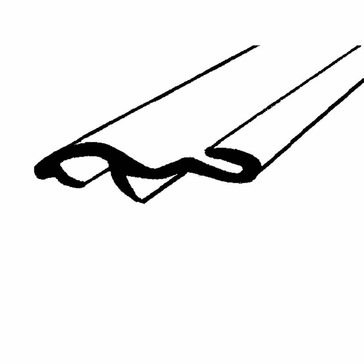 Fender Seal for 1958-1960 Ford Thunderbird 1 Piece EPDM Rubber LP 111-D