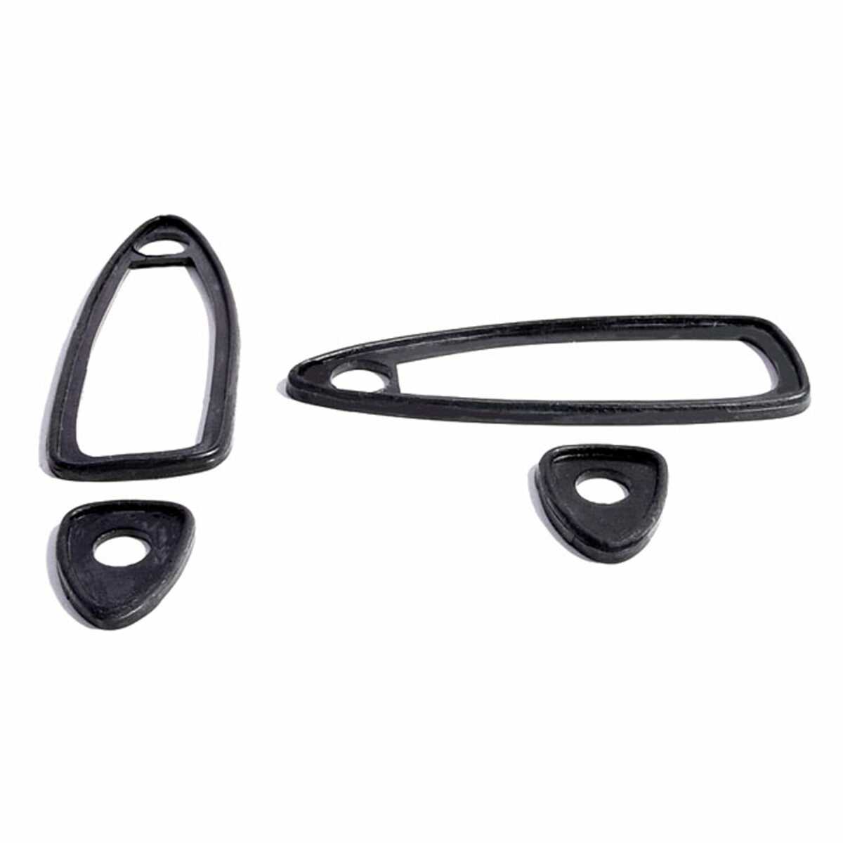 Door Handle Pads for Universal Applications 4 Piece Right and Left Rubber