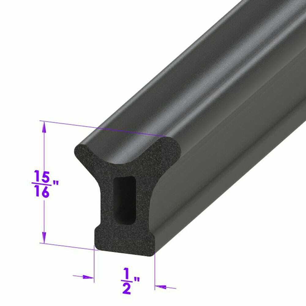 T-Top Seal for Universal Applications 1 Piece EDMP Rubber LP 110-MF