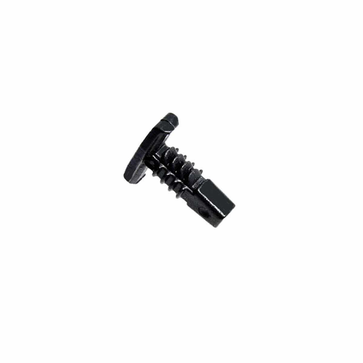 Door Edge Weather Strip Clip for Universal Applications 1 Piece Black Plastic