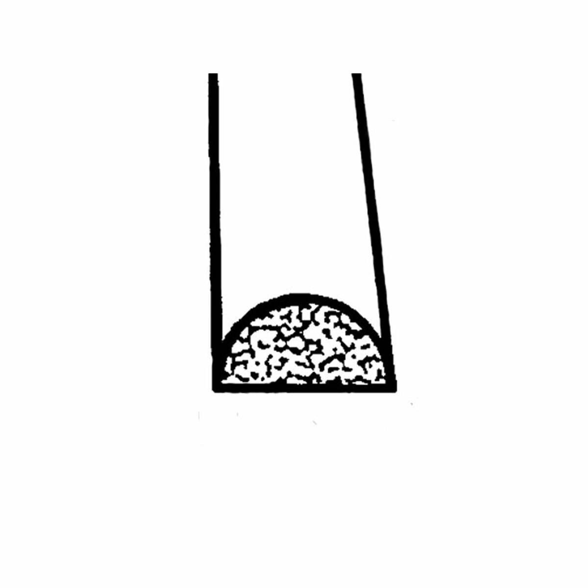 Side Window Seal for 1963-1967 Shelby Cobra 1 Piece EPDM Rubber LP 54-A