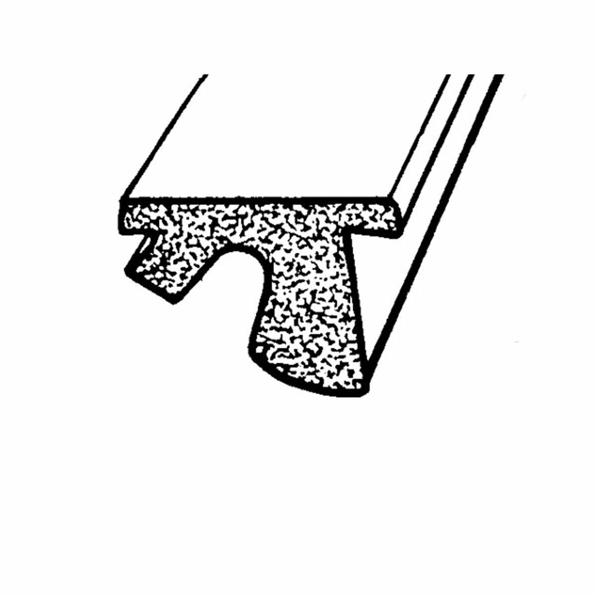 Roof Rail Seal for Universal Applications 1 Piece EDMP Rubber LP 110-X