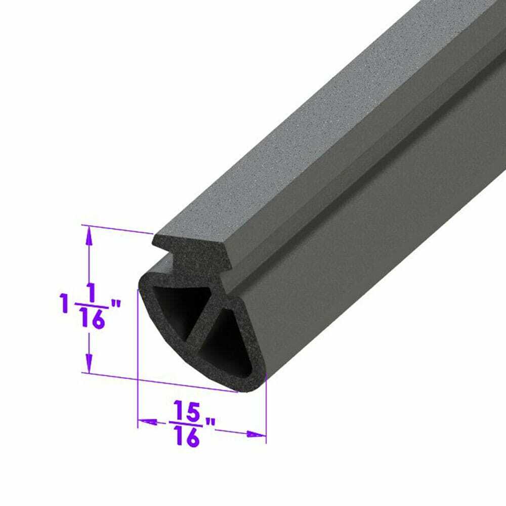 Rear Bow Seal for Universal Applications 1 Piece Rear EDMP Rubber LP 20-B