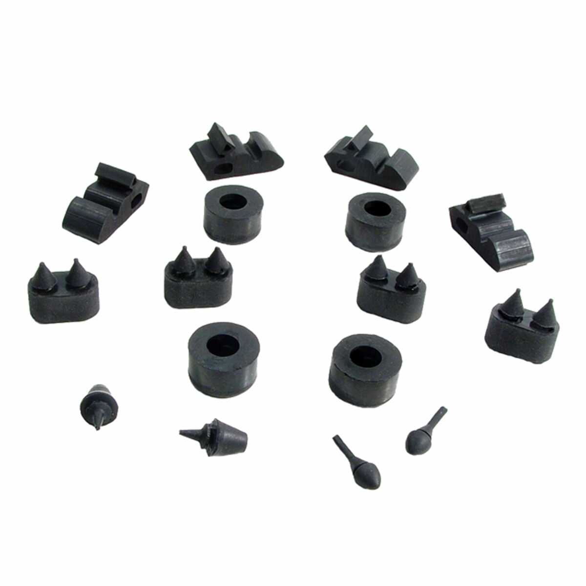Door Bumper Kit for 1968-1972 Chevrolet El Camino 16 Piece EPDM Rubber