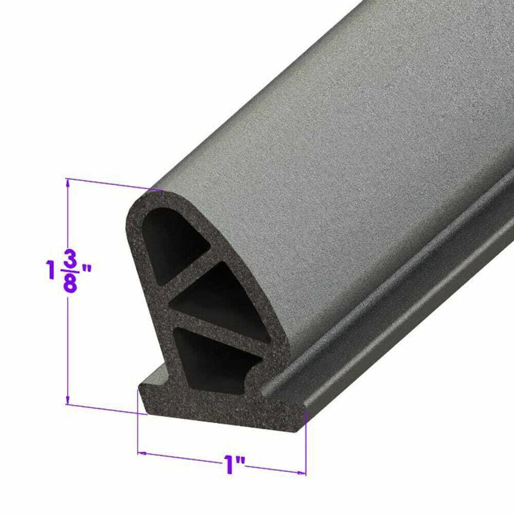 Roof Rail Seal for Universal Applications 1 Piece Rear EDMP Rubber LP 120-FA
