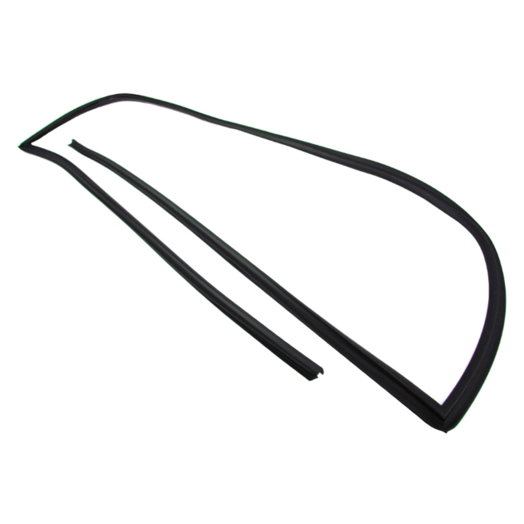 Windshield Molding Trim for 2004-2008 Toyota Solara Coupe 2-Door, Black Rubber Weatherstrip Molding Kit, Made in USA