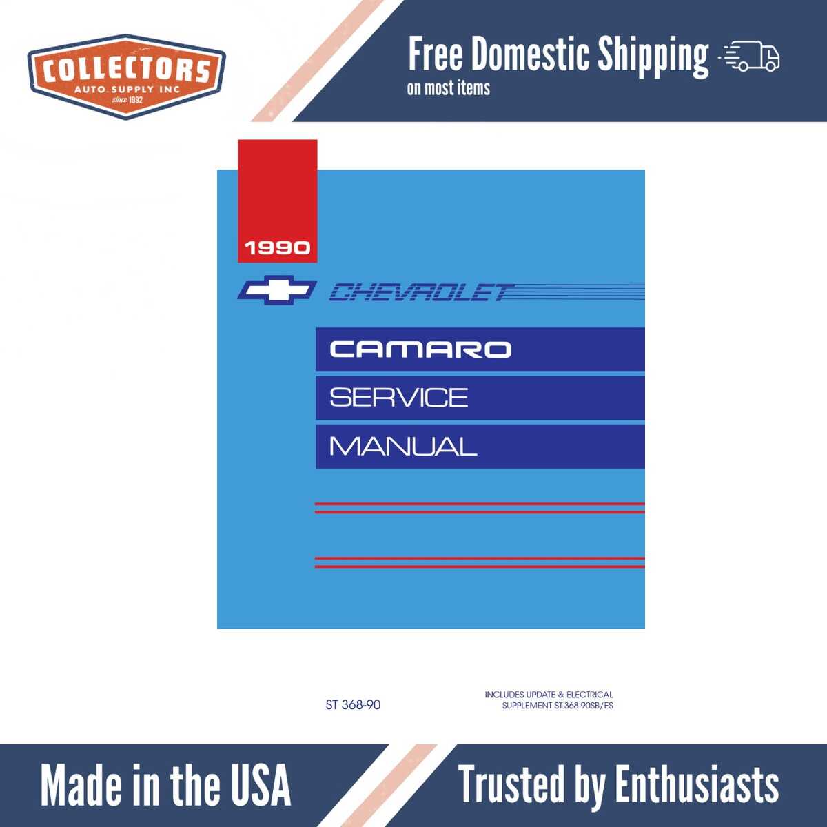 Service Manual for 1990 Chevy Camaro