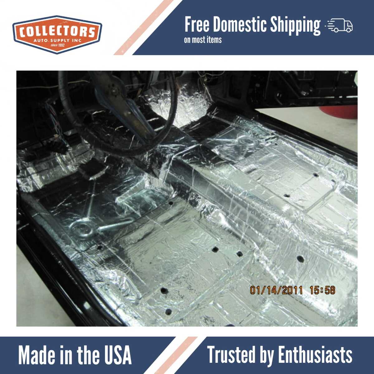 Sound Deadener Floor Insulation Kit for 2014-2021 BMW 320i 583601