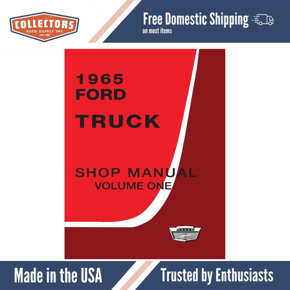 Service Manual for 1965 Ford Truck 3 Vol Set