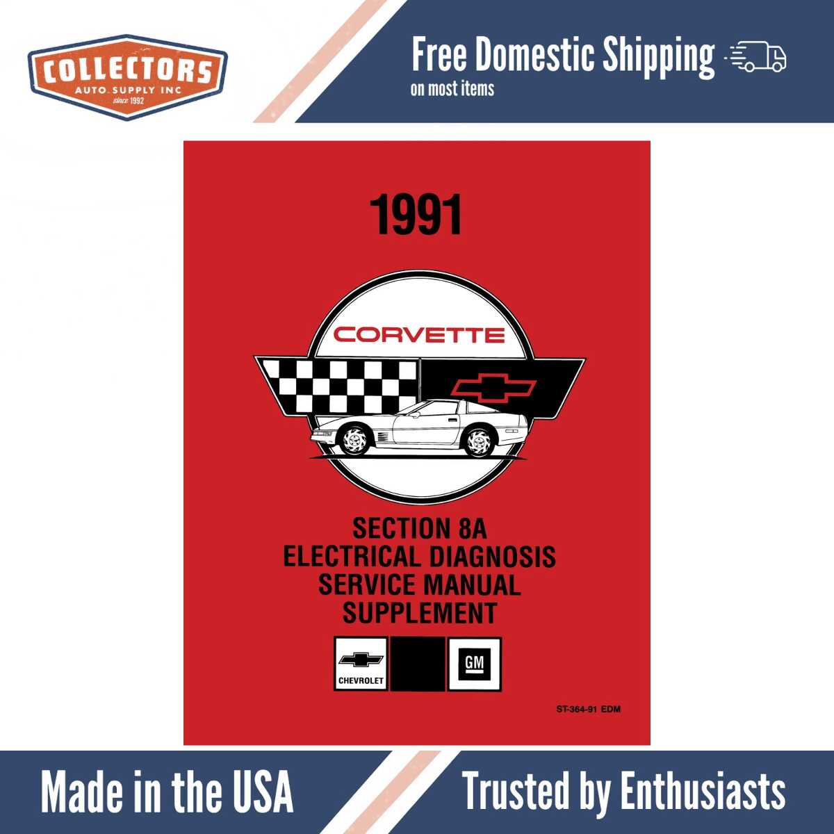 Service Manual for 1991 Corvette Electrical Diagnosis