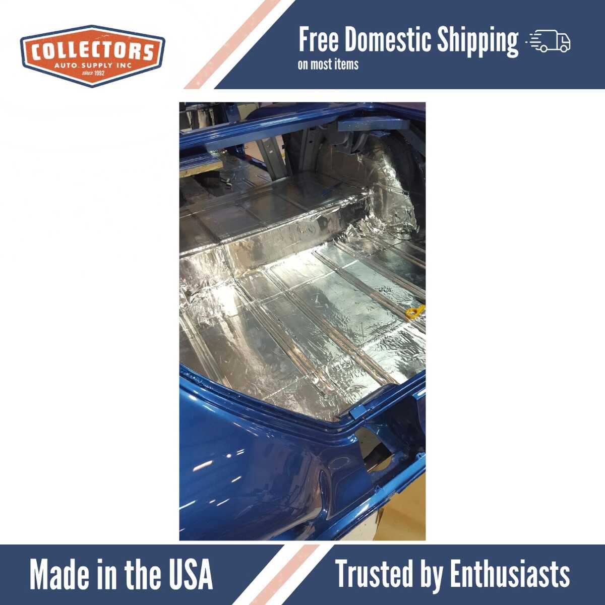 Sound Deadener Trunk Insulation Kit for 1962-1967 AC Shelby Cobra