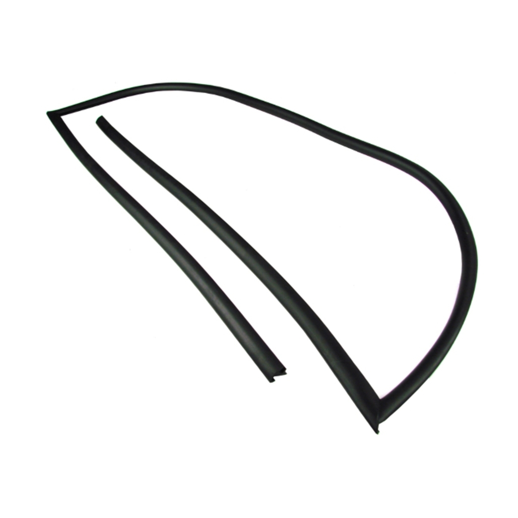 Windshield Molding Trim for 1989-1992 Ford Probe Hatchback, 3-Sided Reveal Molding, Black Rubber, Easy Installation