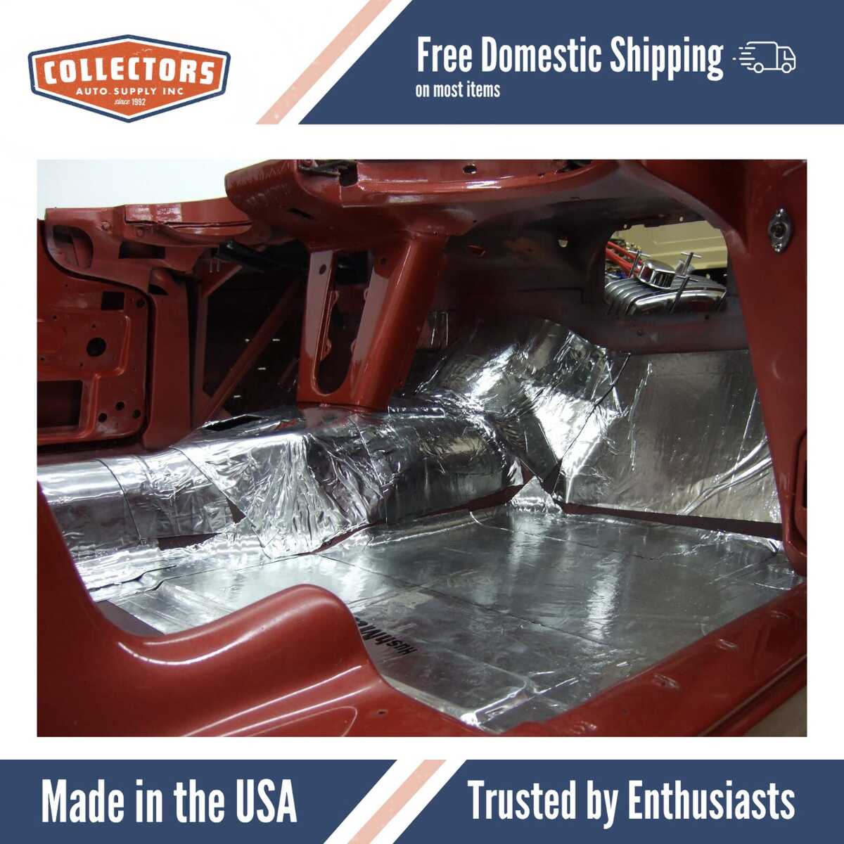 Sound Deadener Floor Insulation Kit for 1987-1991 Ford F-150 613151