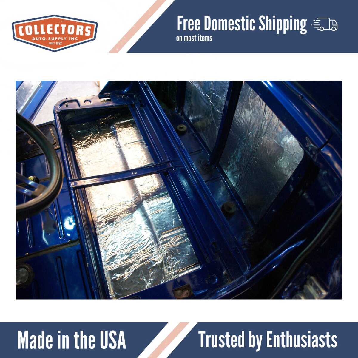 Sound Deadener Floor Insulation Kit for 1980-1986 Ford F-150 613171