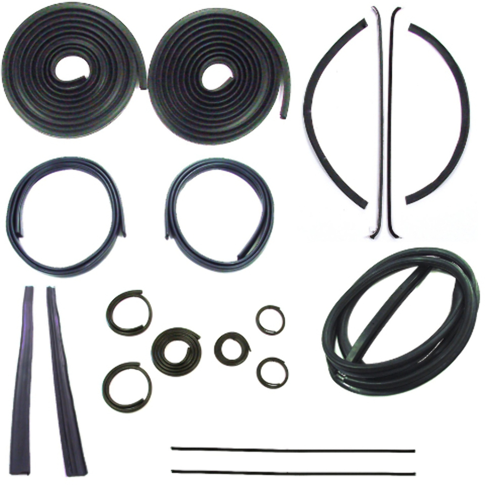 Door Seal Window Sweeps Upper Channel Kit for Chevrolet/GMC Truck - Front & Rear, Left & Right, Upper Area - Made in the USA